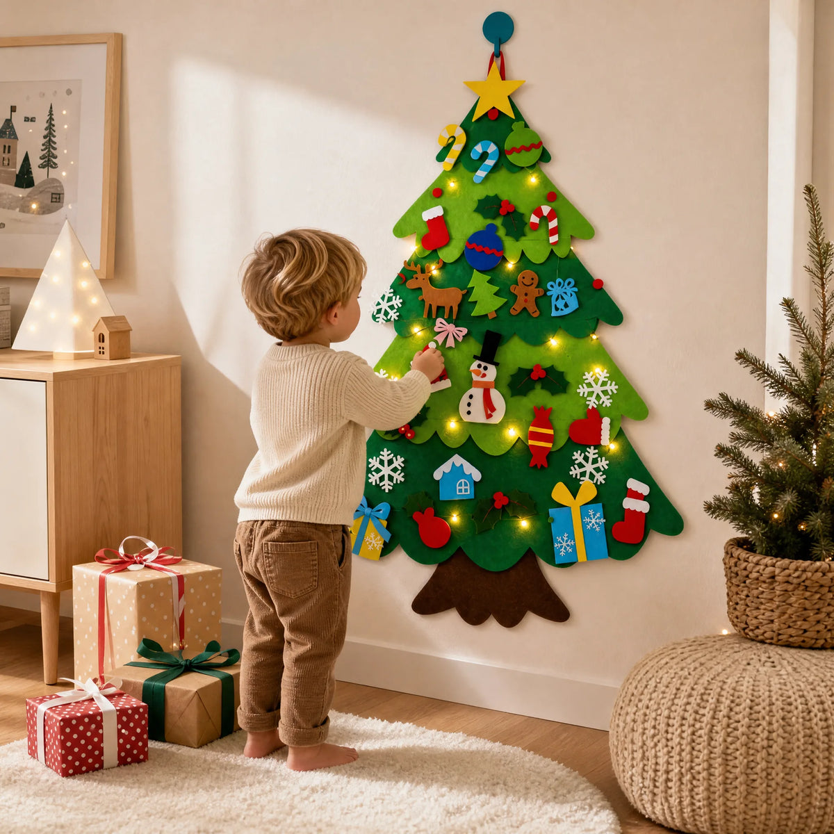 Montessori-Tannenbaum aus Filz von OHMYSWISS