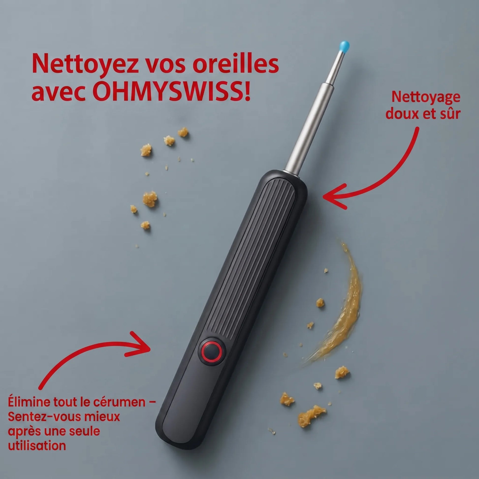 Intelligenter HD-Ohrreiniger von OHMYSWISS