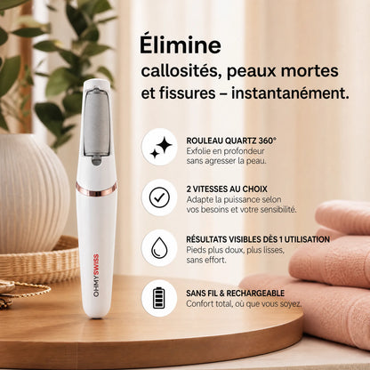 Silk Pro – Elektrische Hornhautfeile von OHMYSWISS