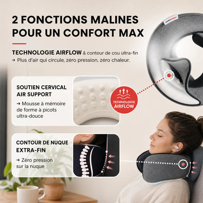Nappy™ – Il cuscino da viaggio ergonomico OHMYSWISS