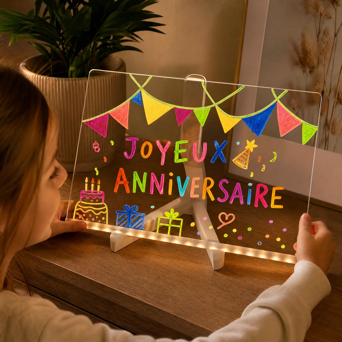 Tavola magica a LED per bambini OHMYSWISS