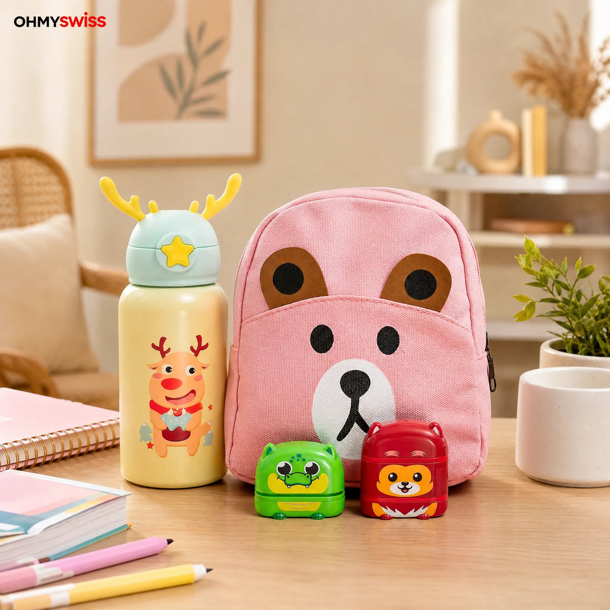 KiddoTampon™ — Timbro personalizzato con il nome del bambino OHMYSWISS