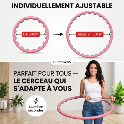 Hula Hoop Intelligent Pro + Ceinture Sudation OFFERTE OHMYSWISS