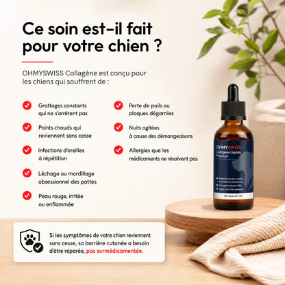 Collagene liquido premium per cani OHMYSWISS