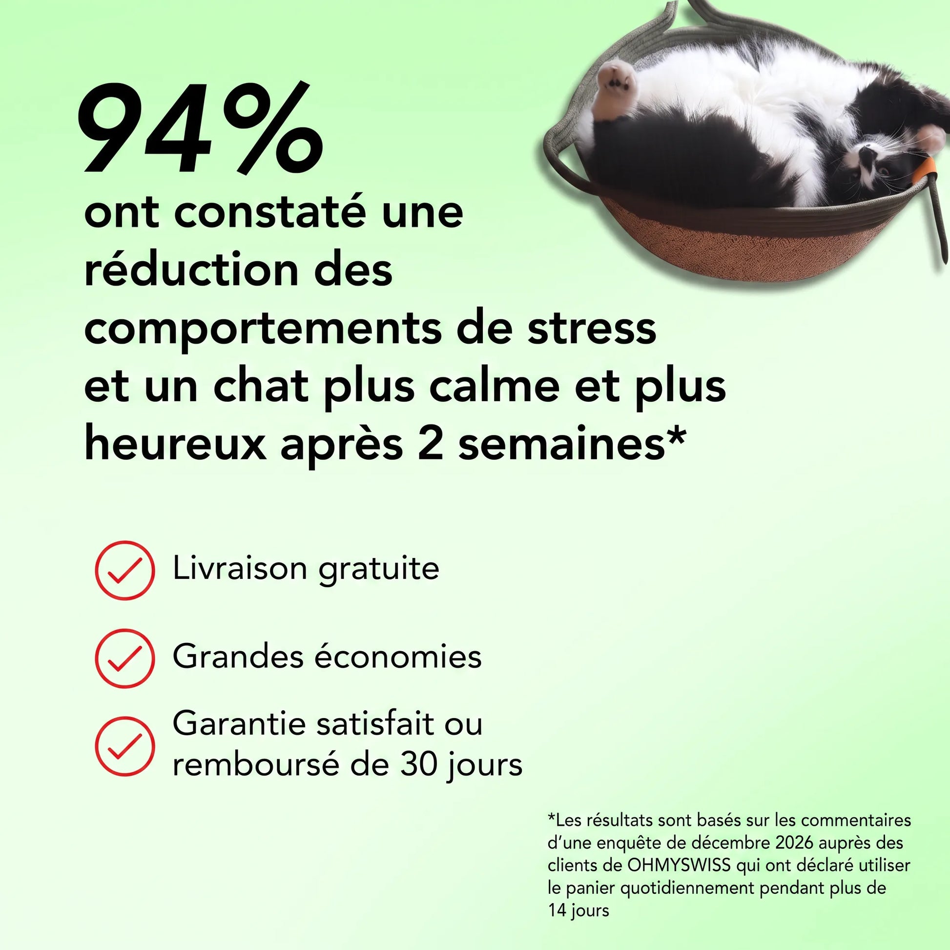 OHMYSWISS „Instinct“-Korb aus geflochtenem Seil für Katzen