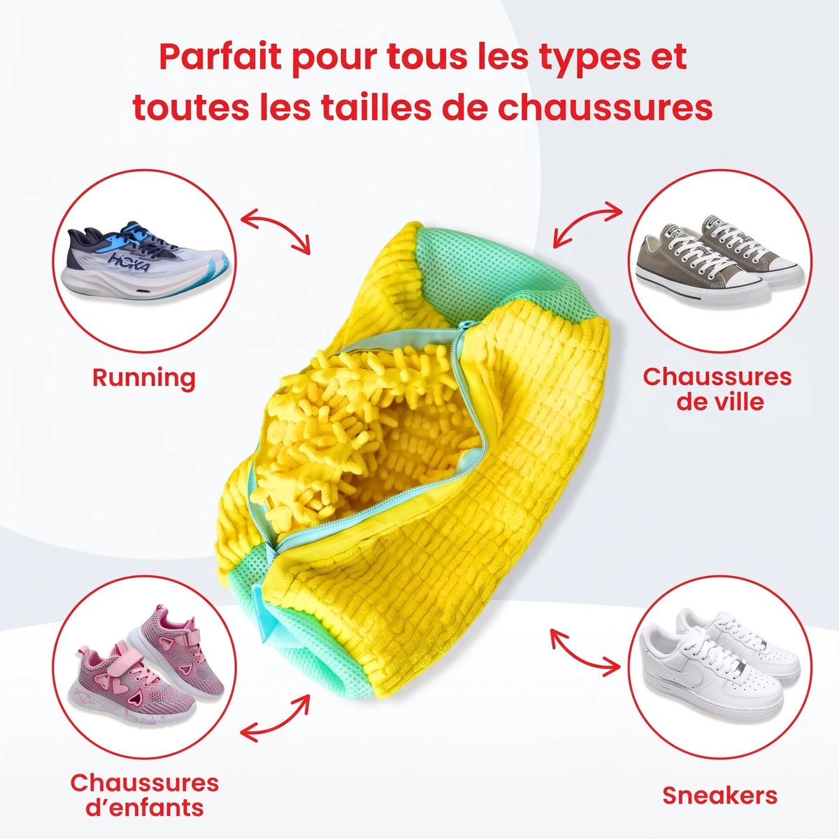 Sac de Lavage pour Chaussures OHMYSWISS