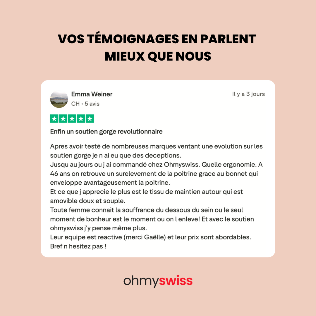 Soutien Gorge Forte Poitrine OhMySwiss™