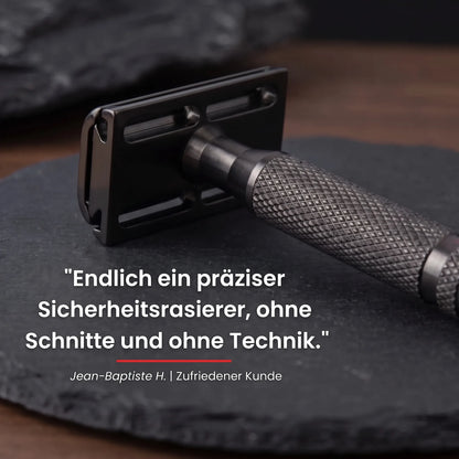 Rasoio di sicurezza a 30° per pelli sensibili OHMYSWISS