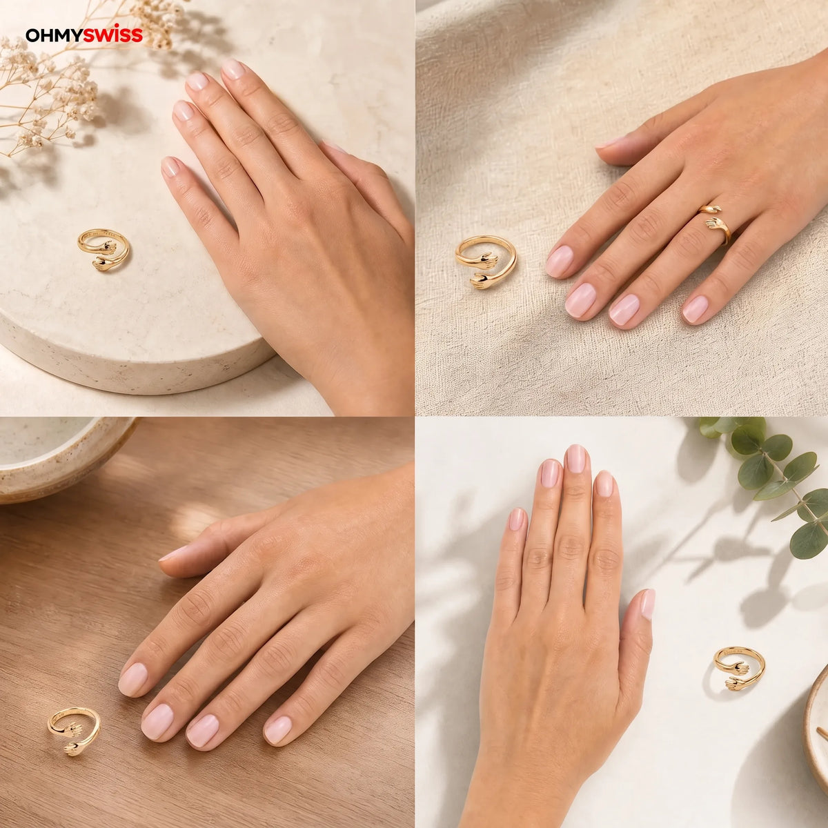 Anello Abbraccio «Sempre Con Te» OHMYSWISS
