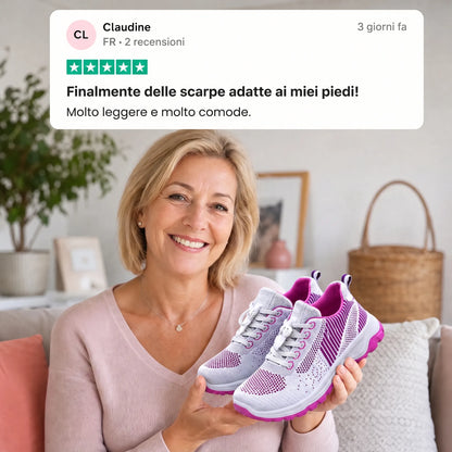 AmpliSoft™ — Sneaker comode per piedi gonfi e larghi OHMYSWISS
