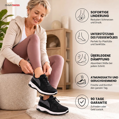 Komfort-Sneaker für geschwollene und breite Füße OHMYSWISS