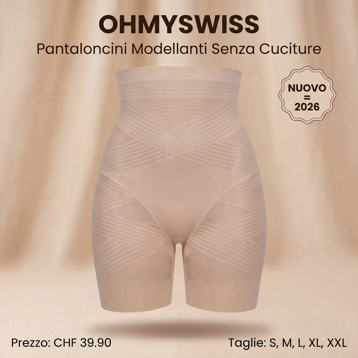 Coreshaper - Shorts Modellanti Anti-Perdite OHMYSWISS