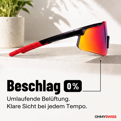 PRO Sport-Sonnenbrille mit Antibeschlagbeschichtung von OHMYSWISS