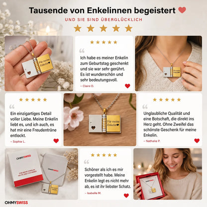 Halskette „Mein kleiner Stern“ für meine Enkelin OHMYSWISS