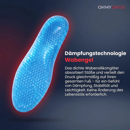 Gel Komfort+ Einlegesohlen OHMYSWISS