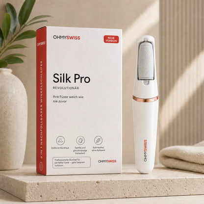 Silk Pro - Lima elettrica anti-callosità OHMYSWISS