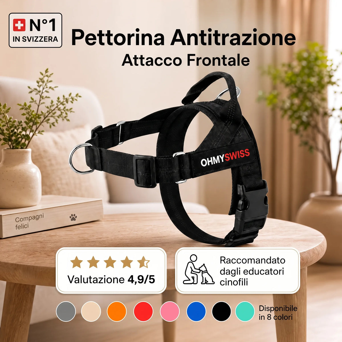 Anti-Zug-Halsband „Comfort+“ von OHMYSWISS
