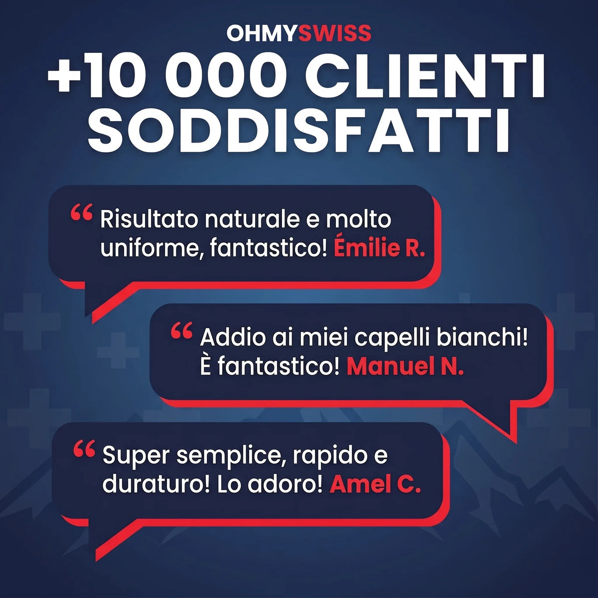 Shampoo Colorante Istantaneo OHMYSWISS
