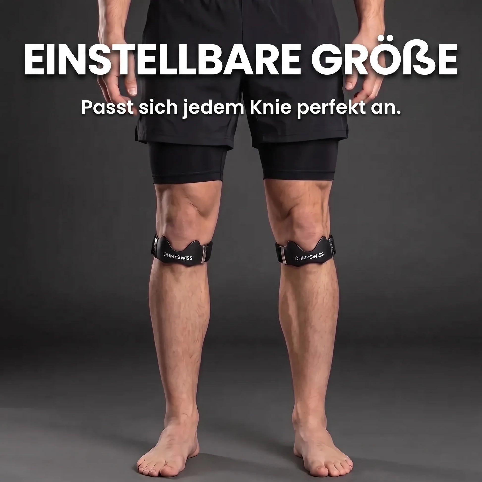 Gezielte Kniescheibenbandage von OHMYSWISS