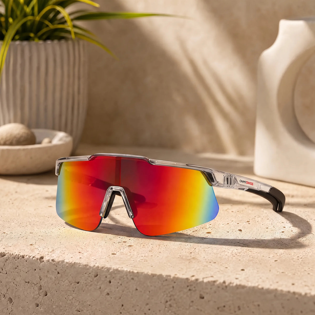 PRO Sport-Sonnenbrille mit Antibeschlagbeschichtung von OHMYSWISS