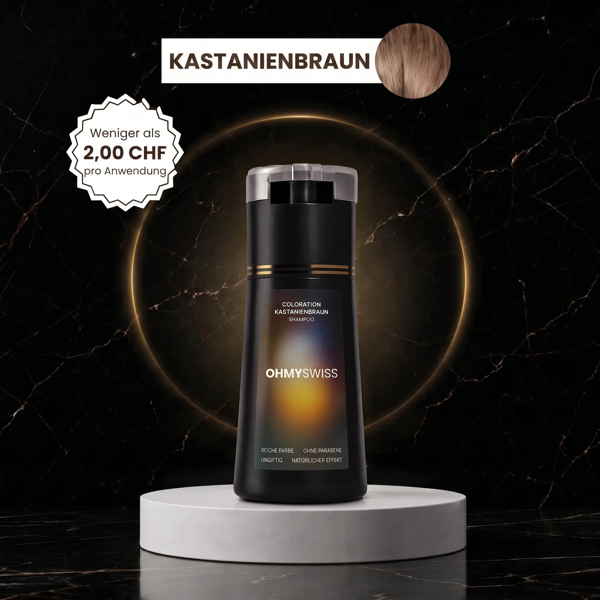 Sofort-Färbeshampoo OHMYSWISS