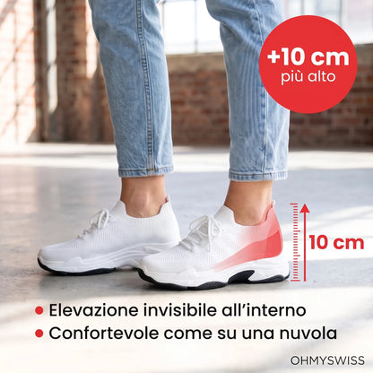 Sneakers Limitless con Rialzo Invisibile OHMYSWISS