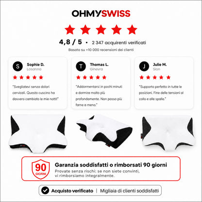 Cuscino Ergonomico Cervicale OHMYSWISS