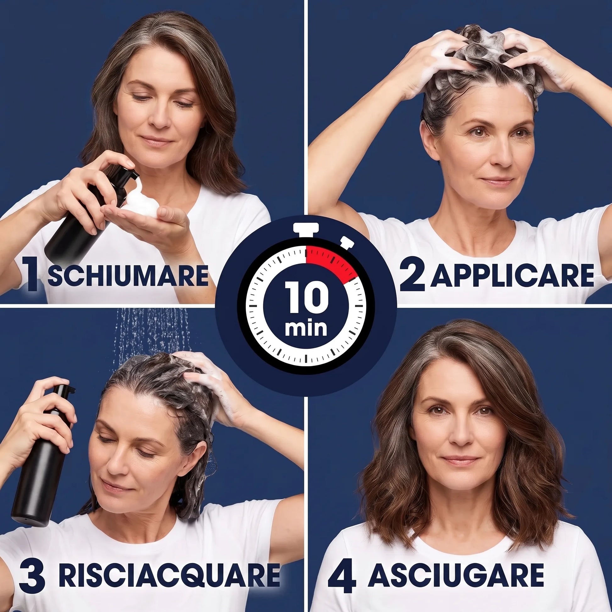 Shampoo colorante istantaneo OHMYSWISS