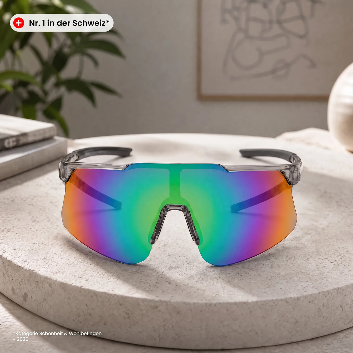 PRO Sport-Sonnenbrille mit Antibeschlagbeschichtung von OHMYSWISS