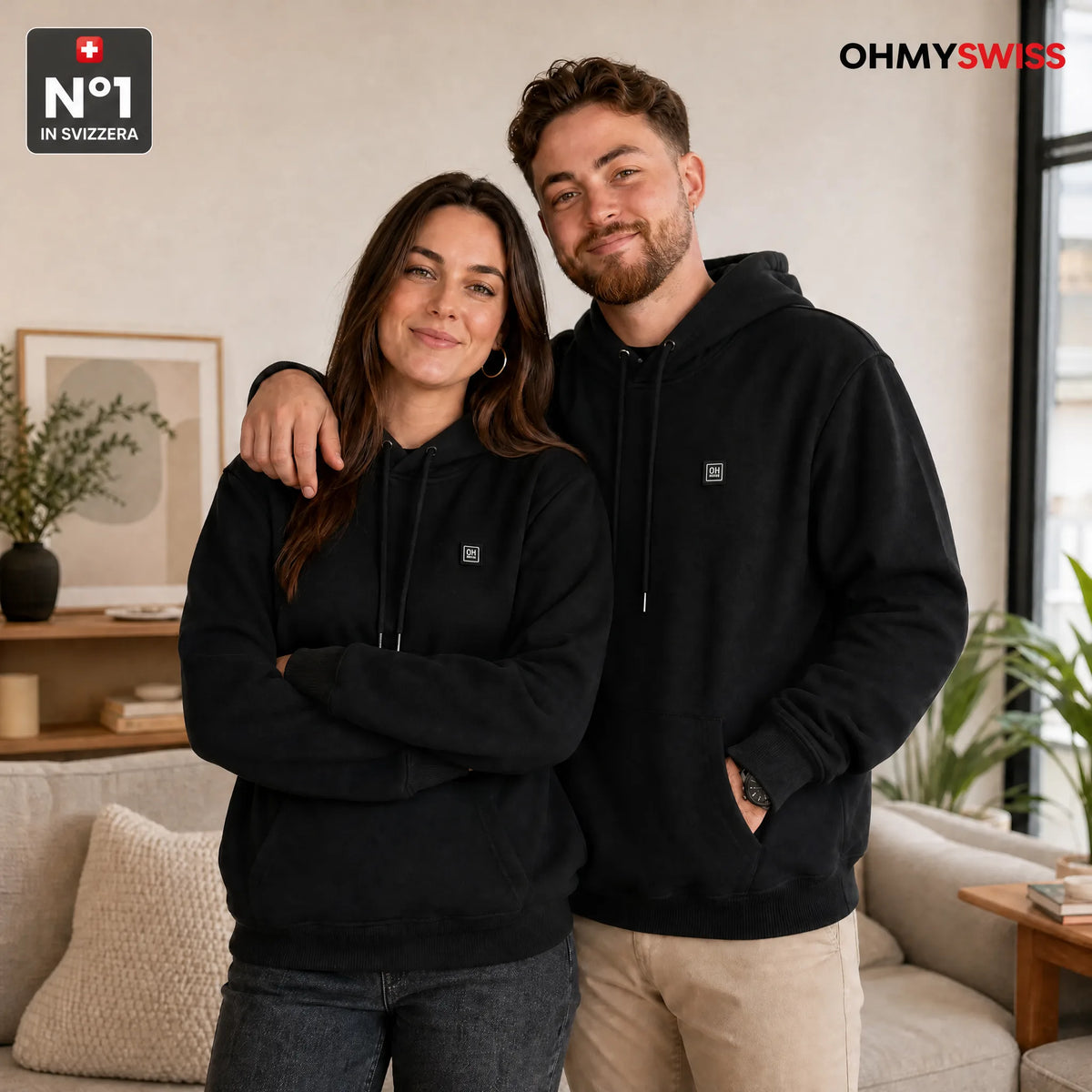 Premium-Heiz-Hoodie von OHMYSWISS