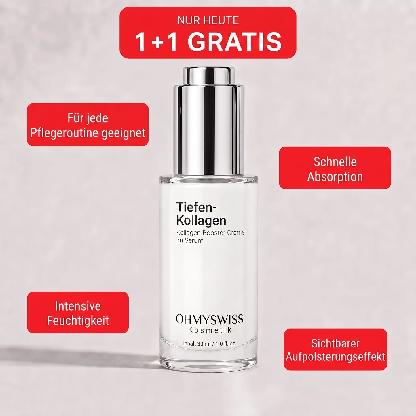 VoluGlow — Koreanisches Kollagen-Serum für mehr Volumen OHMYSWISS