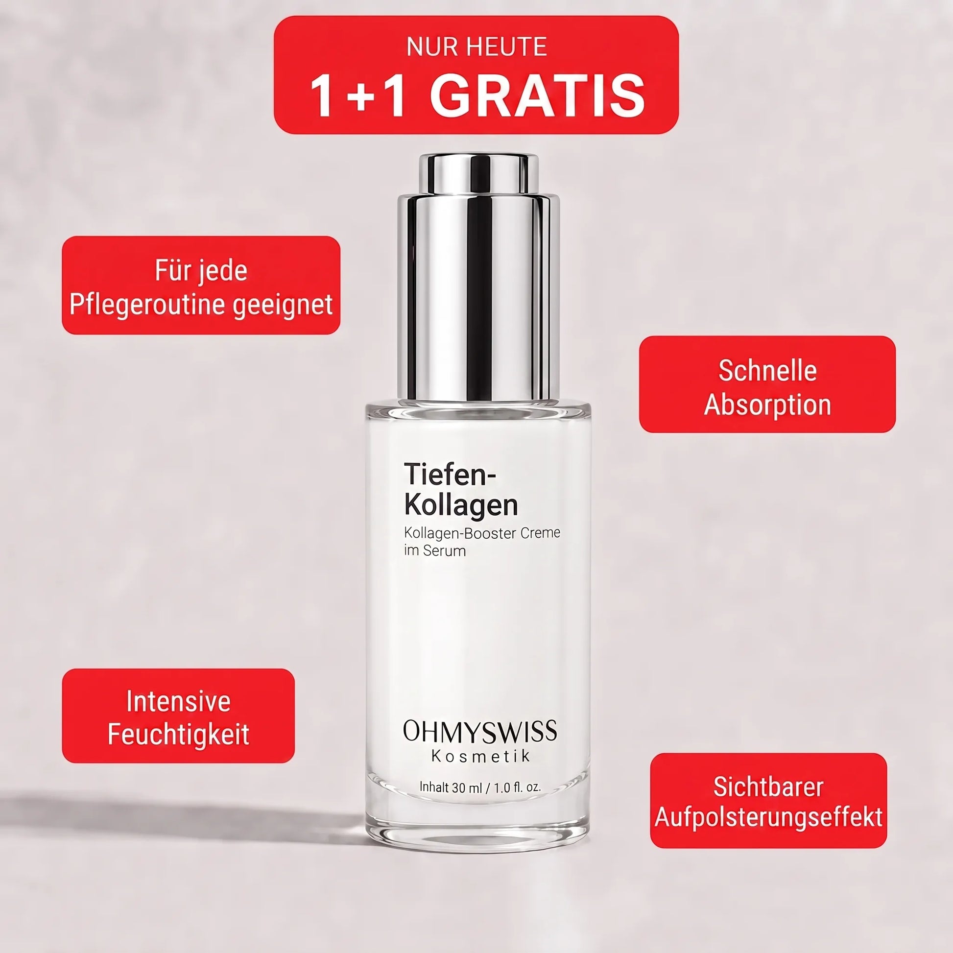 VoluGlow — Koreanisches Kollagen-Serum für mehr Volumen OHMYSWISS