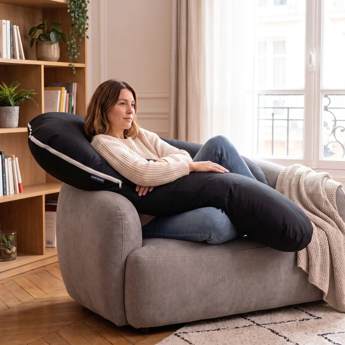 Cuscino Ergonomico a U XXL OHMYSWISS