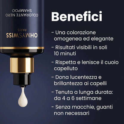 Shampoo colorante istantaneo OHMYSWISS