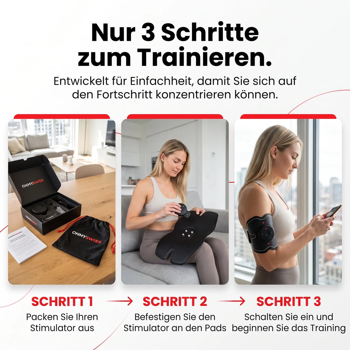 EMS NextGen Muskelstimulator OHMYSWISS
