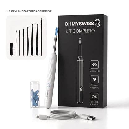 Pulitore auricolare intelligente HD OHMYSWISS