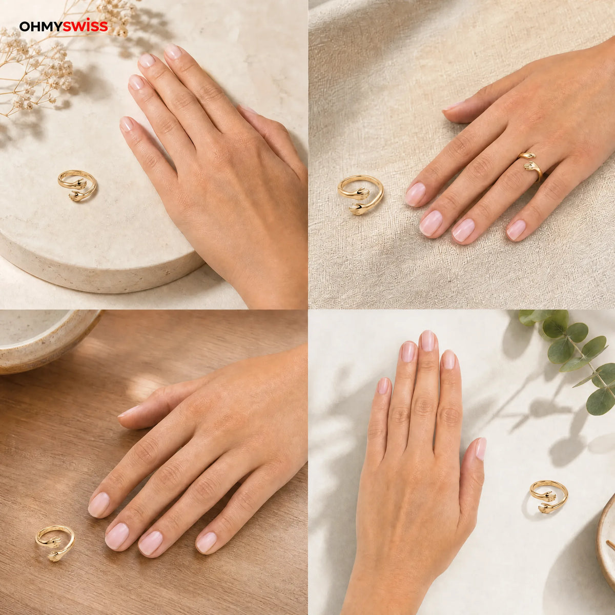 Ring „Umarmung – Immer bei dir“ OHMYSWISS