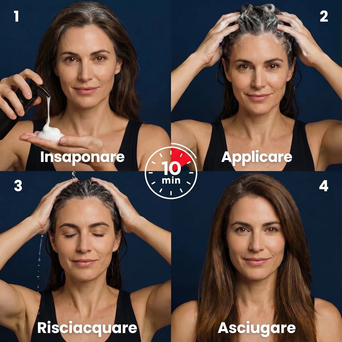 Shampoo Colorante Istantaneo OHMYSWISS