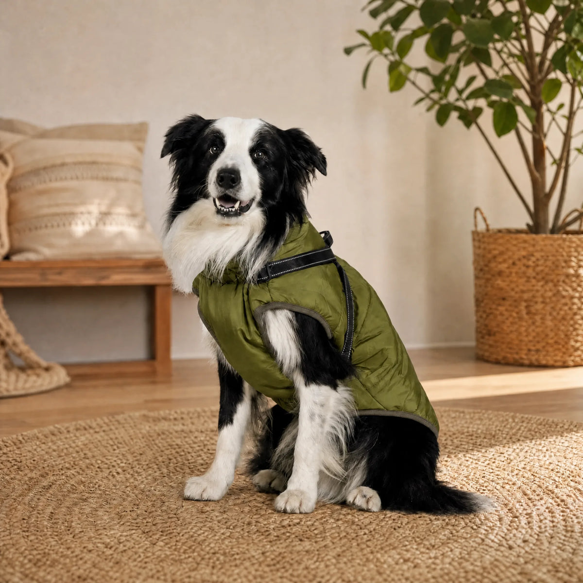 Cappotto per cani 3 in 1 impermeabile con pettorina integrata OHMYSWISS