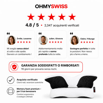 Cuscino Ergonomico Cervicale OHMYSWISS