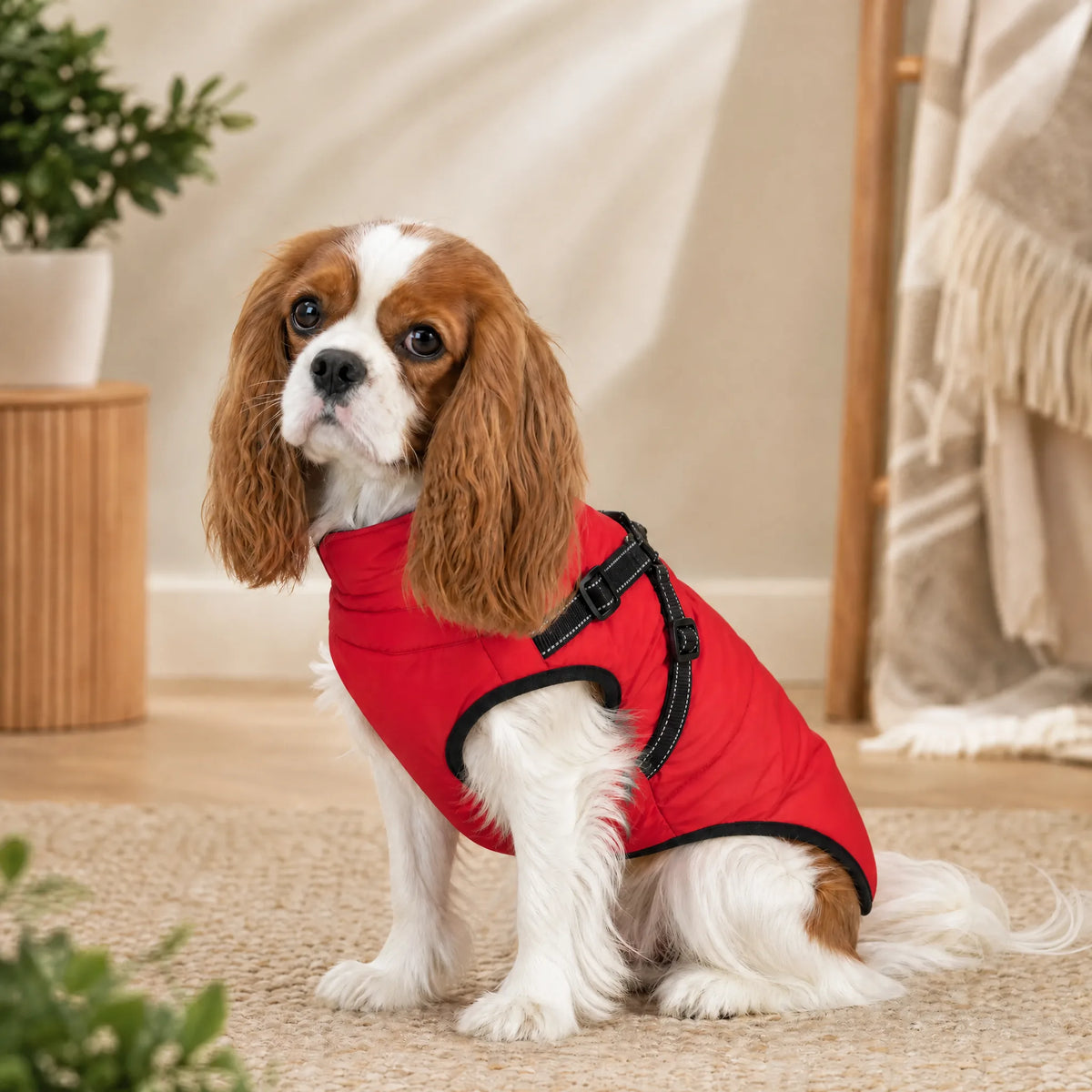 Cappotto per cani 3 in 1 impermeabile con pettorina integrata OHMYSWISS
