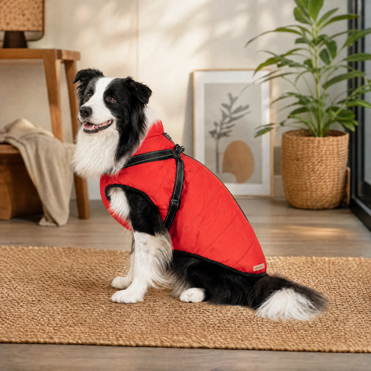 Cappotto per cani 3 in 1 impermeabile con pettorina integrata OHMYSWISS