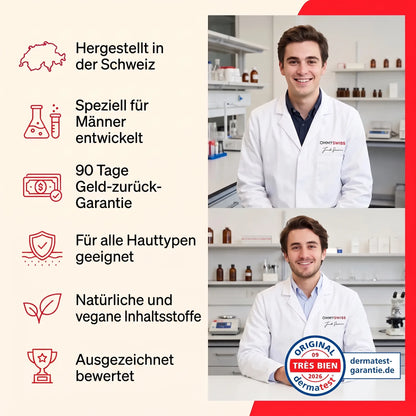 Anti-Aging Gesichtscreme Herren OHMYSWISS