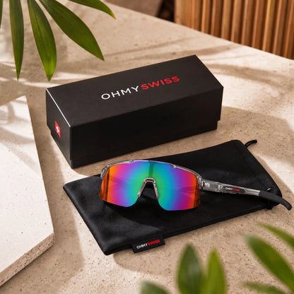 OHMYSWISS PRO Sportbrille mit Antibeschlag-Funktion