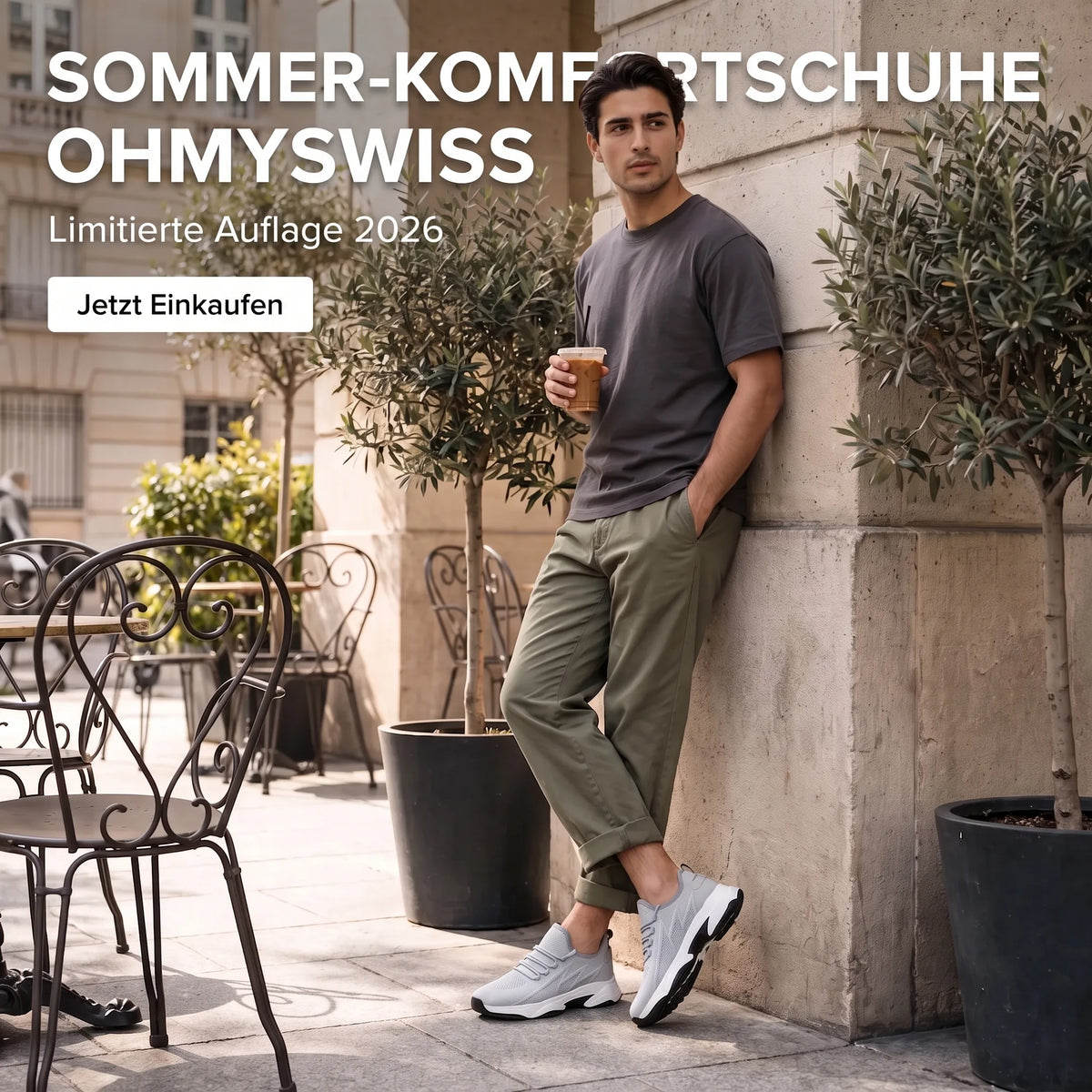 Sneakers Limitless mit unsichtbarem Absatz OHMYSWISS
