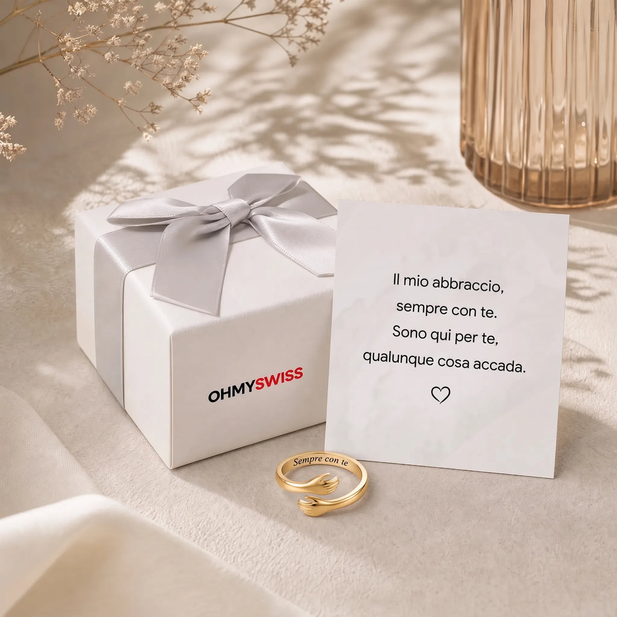 Anello Abbraccio «Sempre Con Te» OHMYSWISS