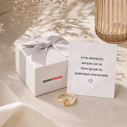Anello Abbraccio «Sempre Con Te» OHMYSWISS