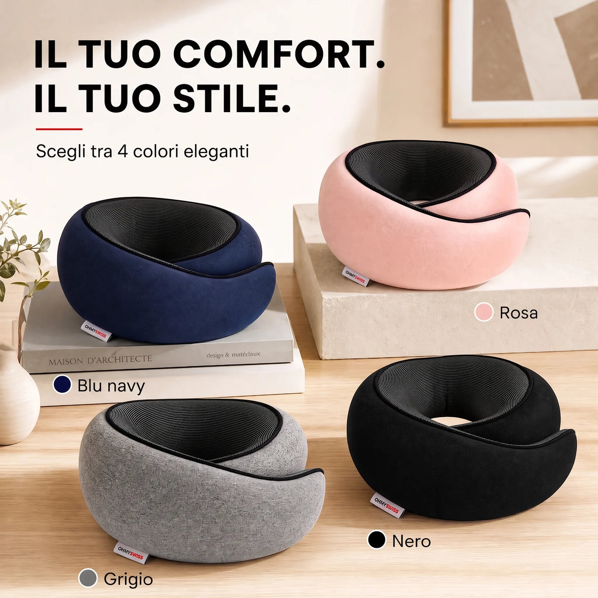 Nappy™ – Das ergonomische Reisekissen von OHMYSWISS