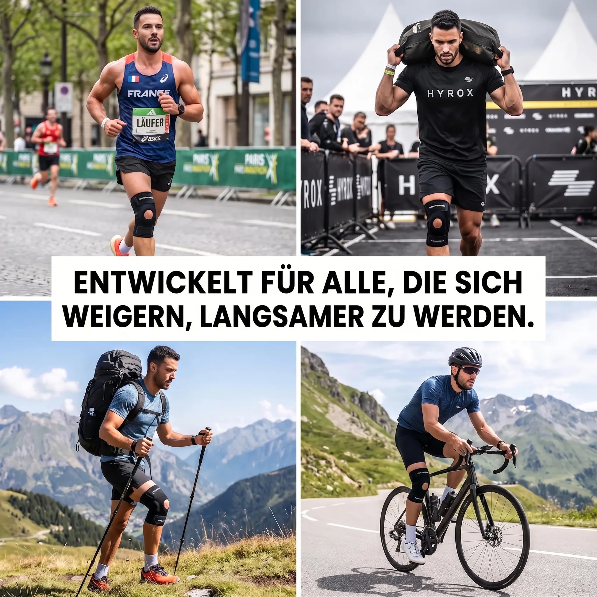 Gezielte Kniescheibenbandage von OHMYSWISS