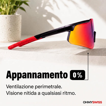 OHMYSWISS PRO Sportbrille mit Antibeschlag-Funktion